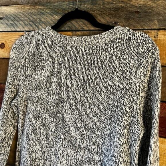 Loft Outlet Gray Marled Knit Sweater Size Medium - Picture 7 of 12